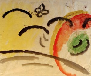 Motivo astratto IV, bozzetto per ricamo da August Macke