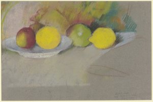 Mele e limoni, c.1909-10 da August Macke