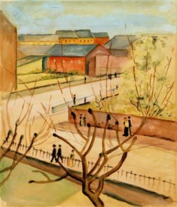 Vista sulla nostra strada in primavera