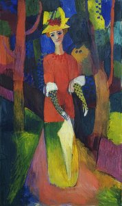 Signora nel parco