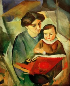 Elisabeth e Walterchen da August Macke