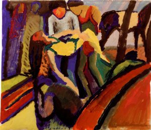 Caduto da August Macke