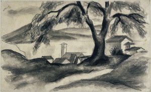 Hilterfingen sul lago di Thun da August Macke