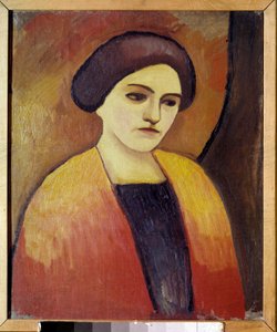 Ritratto di Madame Macke, moglie del pittore da August Macke