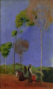 Passeggiatori da August Macke
