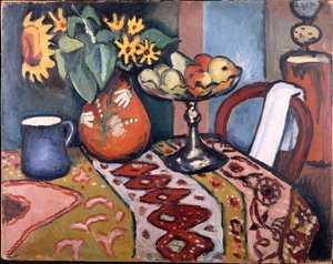 Natura morta con girasoli II da August Macke