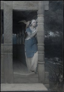 "Il lamento di Ingeborg", illustrazione per una nuova edizione della *Saga di Frithiof* di Esaias Tegnér, pubblicata nel 1888 da August Malmström