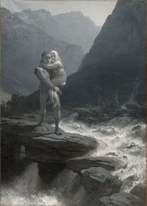 La Saga di Frithiof: Frithiof e Ingeborg, 1880s da August Malmström
