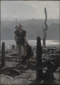 La Saga di Frithiof: il ritorno di Frithiof da August Malmström