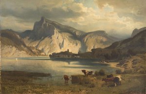 Paesaggio con lago