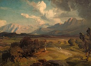 Paesaggio collinare da August Seidel