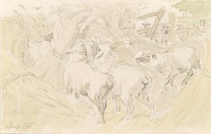 Pecore nel grano da August Spiess