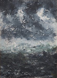 Paesaggio tempestoso, 1894 da August Strindberg