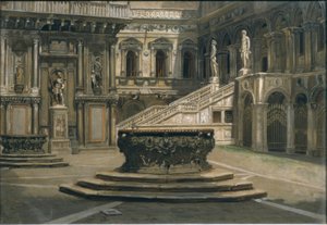 Innenhof des Dogenpalastes von August Weckesser