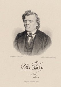 Ritratto del compositore Otto Kade 1819-1900