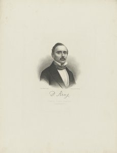 Ritratto del pianista e compositore Diederich Krug 1821-1880, c. 1850 da August Weger