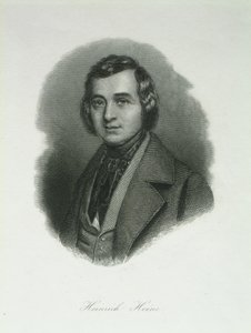 Ritratto del poeta Heinrich Heine da August Weger