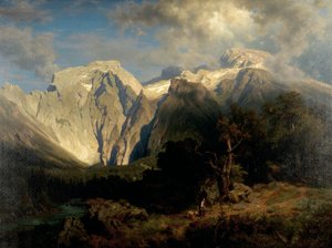 Paesaggio montano calcareo