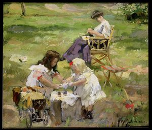 Il Picnic da August Willem van Voorden