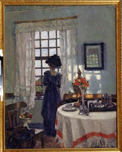 Giovane donna alla finestra da August von Brandis