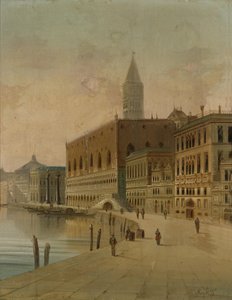 Riva dei Schiavoni Venezia da August von Siegen