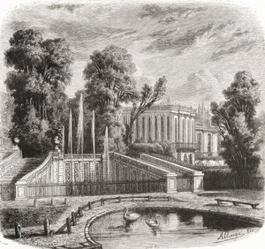 Le Petit Trianon a Versailles, Francia, XIX secolo