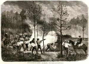 Il grande incendio delle Landes, il controfuoco da Auguste Andre Lancon