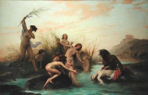Un Dio del Fiume che Salva una Naiade