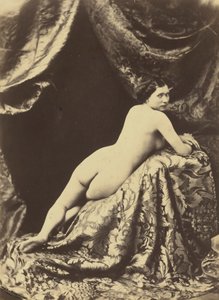 Studio di nudo, c. 1855 (foto) da Auguste Belloc