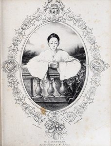 Jean-Gaspard Deburau come Pierrot da Auguste Bouquet