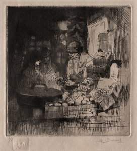 Il Venditore di Castagne da Auguste Brouet