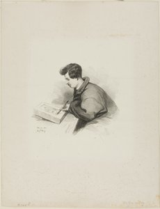 Ritratto di Auguste Raffet da Auguste Bry