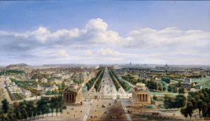 Veduta di Parigi, presa dall