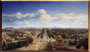 Veduta di Parigi dall