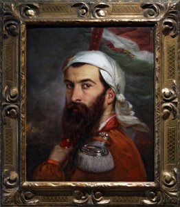 Giuseppe Garibaldi dopo la battaglia di Morazzone del 5 agosto 1848 da Auguste Estienne