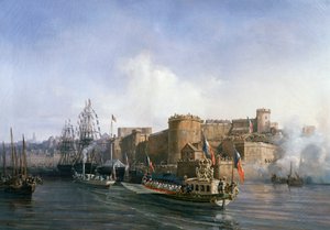 Visita di Napoleone III a Brest, la barca dell