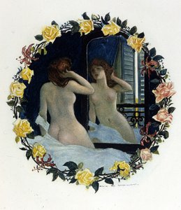 Illustrazione di Auguste François Gorguet per ""Le Lys rouge"" di Anatole France. 1894.