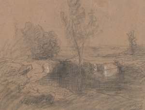 Paesaggio, c.1853-65 da Auguste Francois Ravier