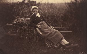 Contadino, c. 1870 da Auguste Giraudon