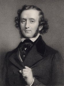 Ritratto del pianista e compositore Felix Mendelssohn Bartholdy 1809-1847 da Auguste Lemoine