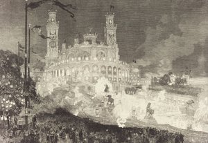 14 luglio. Illuminazione del Palais du Trocadéro