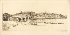 Angers - Vista panoramica da Auguste Lepere