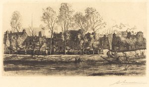 Bordi della Somme ad Amiens da Auguste Lepere