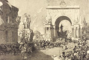 Feste giubilari di Bruxelles, 1883-1890 da Auguste Lepere