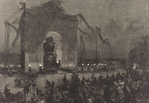Funerali di Victor Hugo. La veglia