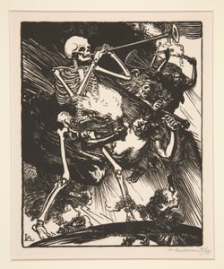 La morte e le passioni fonderanno sul mondo, da La guerra del 1914, prima serie, n. 7