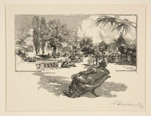 La terrazza delle Arti Liberali da Auguste Lepere