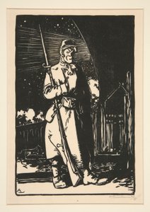 Le G. V. C. (Gardes des voies de communications), da La Guerre de 1914, prima serie, n. 9