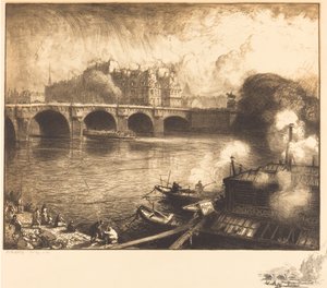 Le Pont Neuf da Auguste Lepere