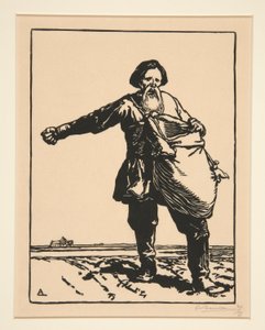 Il contadino russo, da La Guerre de 1914, prima serie, n. 2